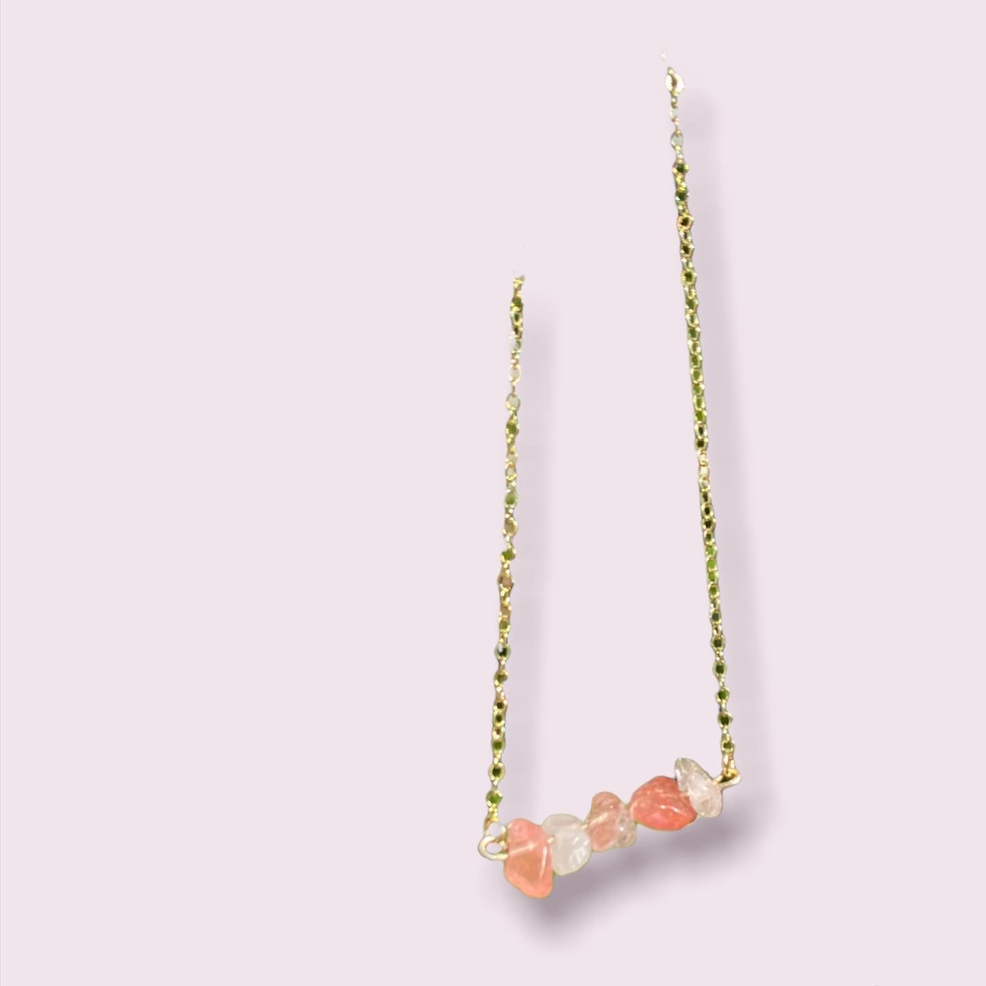 Gem Chip Stack Necklace