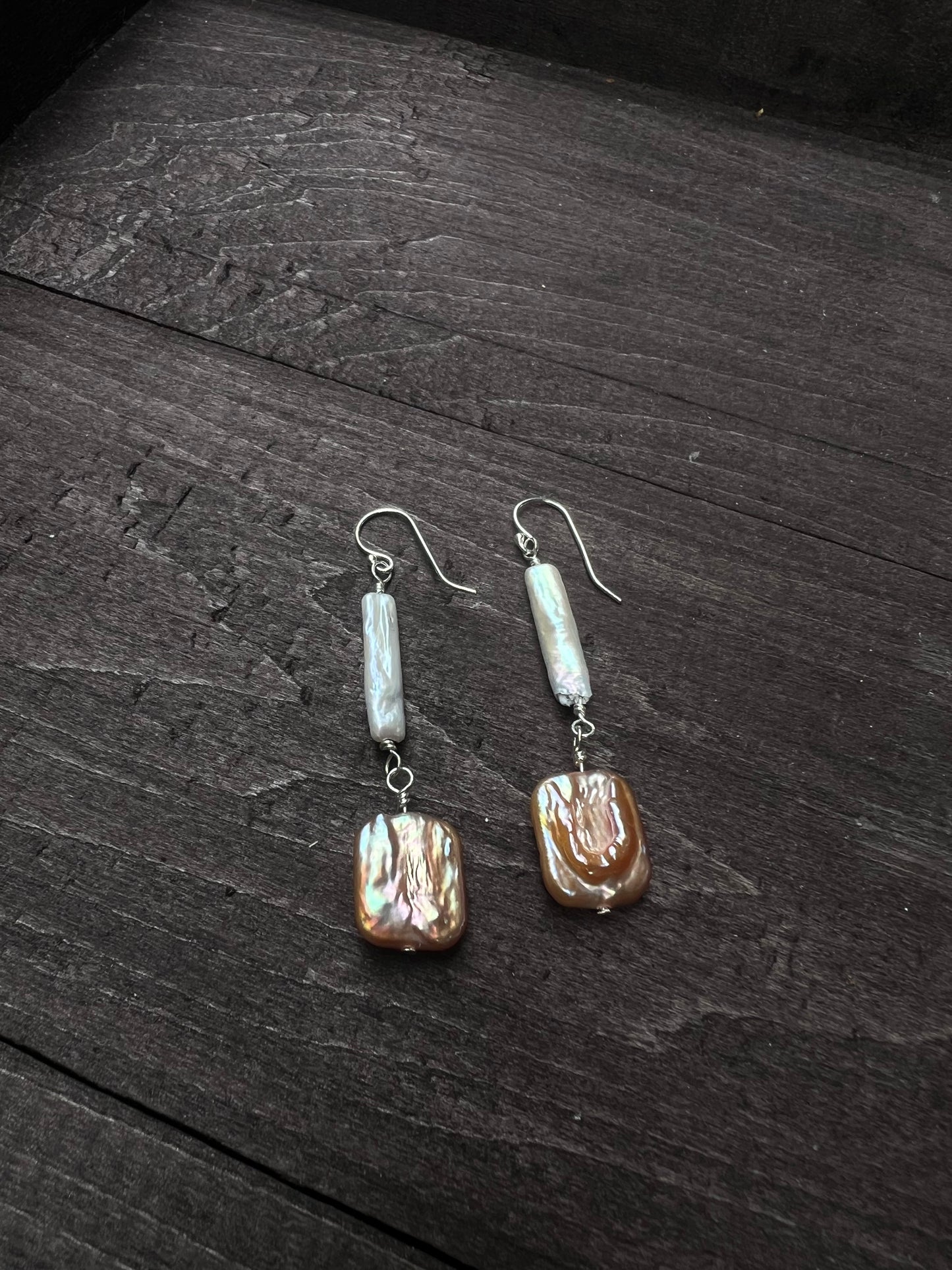 Fresh Water Baroque Pearl Earrings