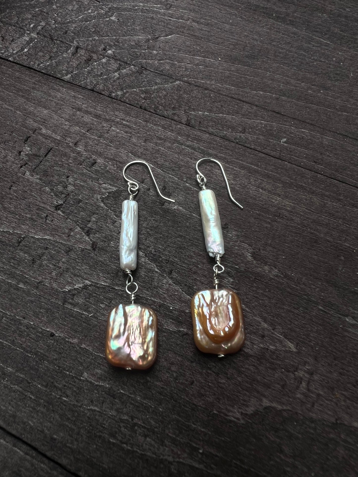 Fresh Water Baroque Pearl Earrings